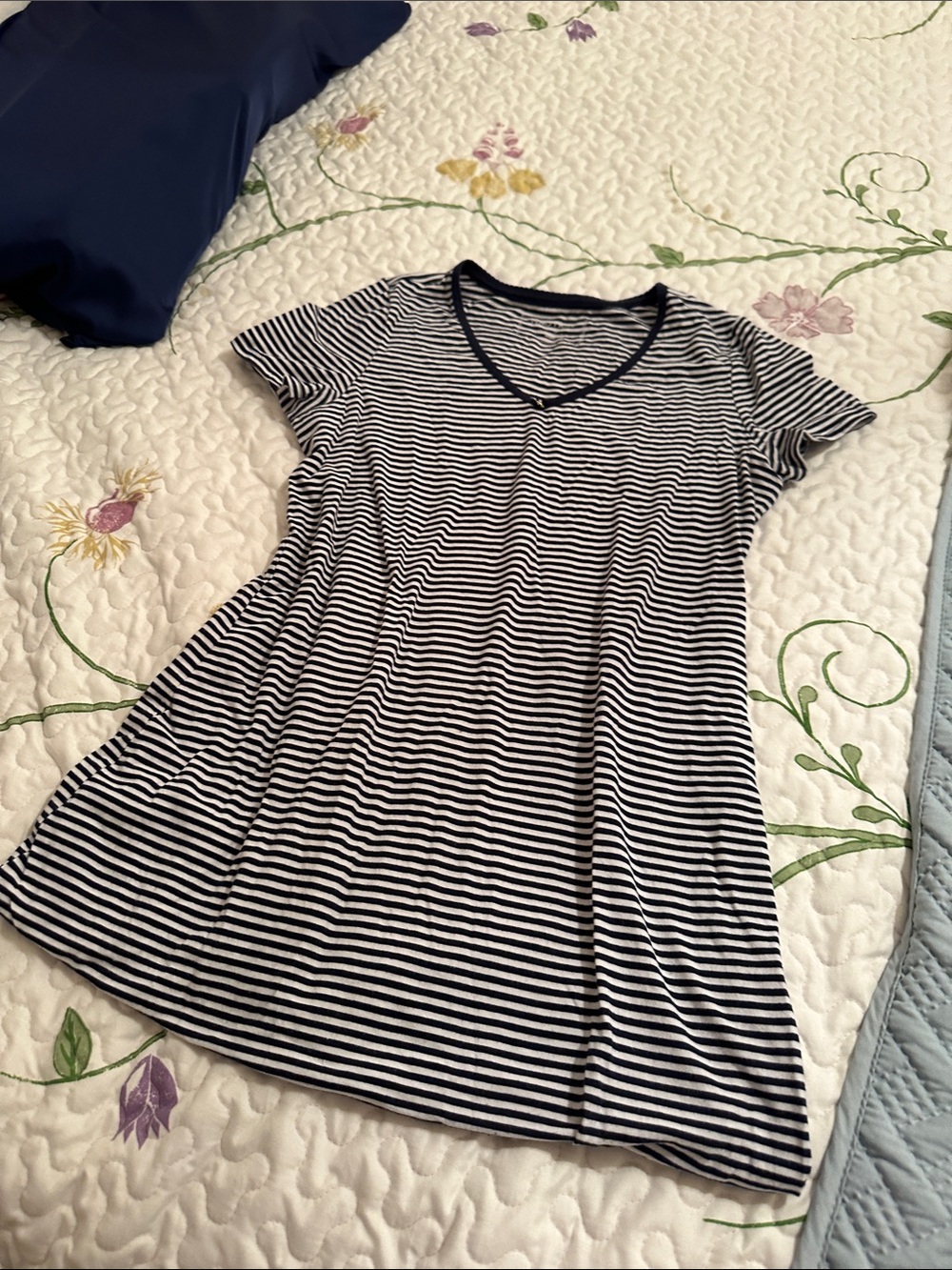Nautica Striped Nighty Sz Medium